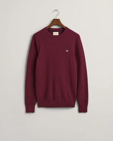 Πουλόβερ Βαμβακερό Micro Textured (Outlet) GANT
